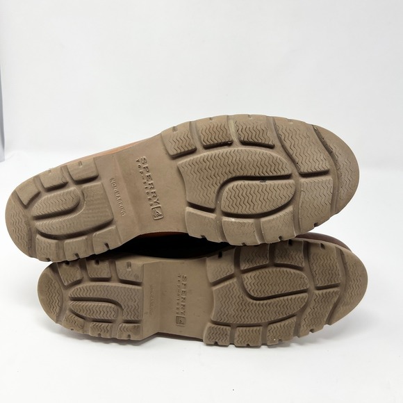 Sperry Top-Sider Tan Leather Moc Toe Chukka Ankle Boots Men\'s‎ 8.5 M Boat Shoes main image 4